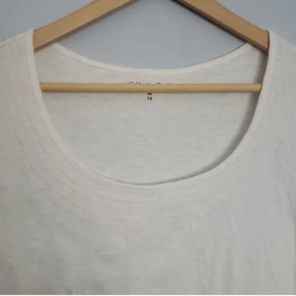 Vintage Coldwater Creek White sleeveless blouse size 16 - Picture 2 of 6